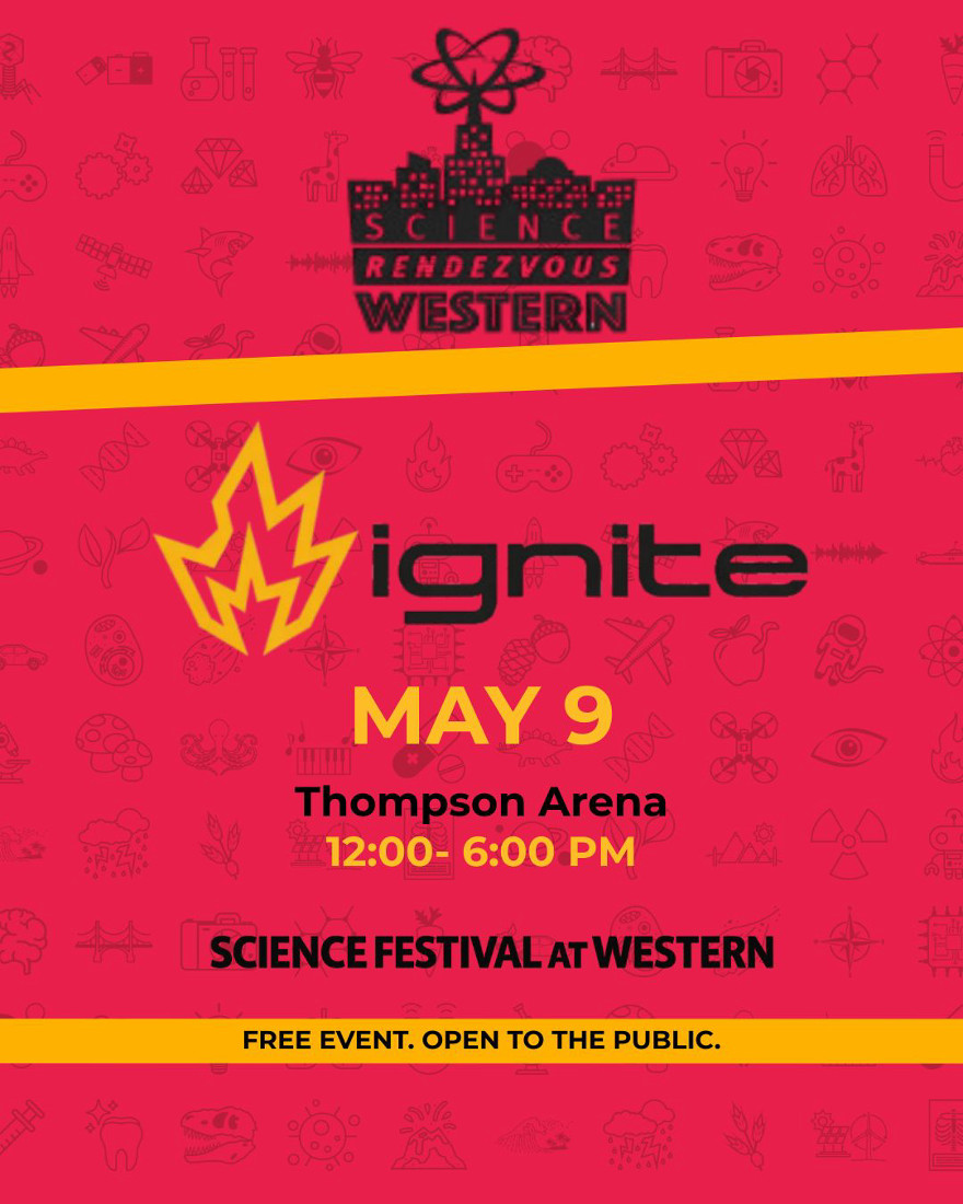 Poster for Science Rendezvous 2026.